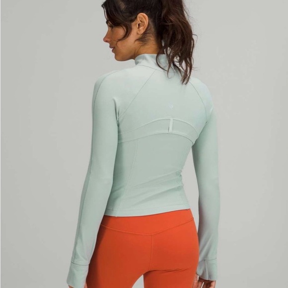 lululemon Nulu Cropped Define Jacket Silver Blue 10 - Picture 11 of 12